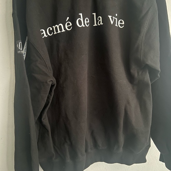Acmé de La Vie ADLV BABY FACE HOODIE BLACK DONUT Size 1 Oversized Travis Scott - Picture 5 of 11